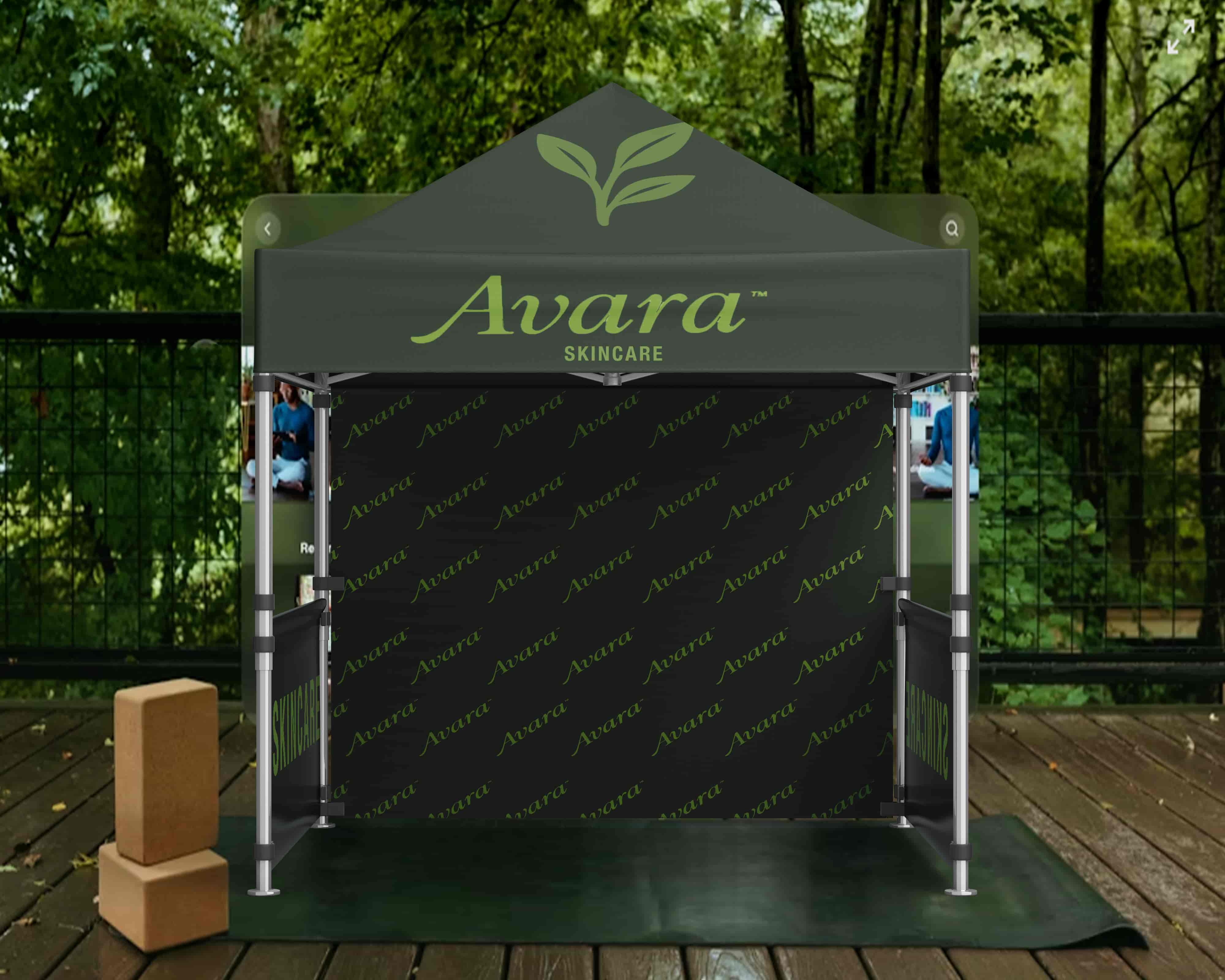 Exhibition tent print design by Hamilton Sagita